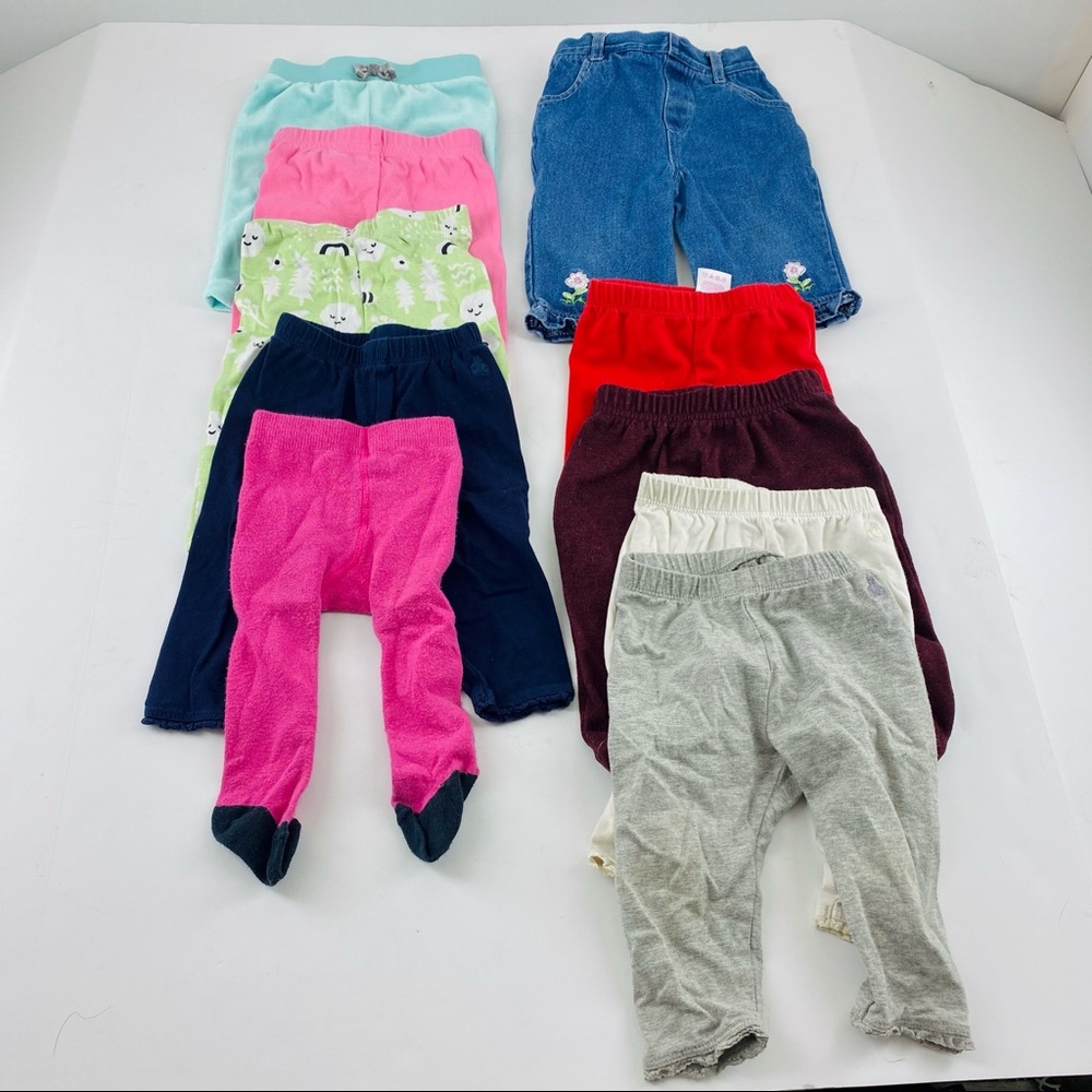 Baby Girl Pants Lot 3-6 months